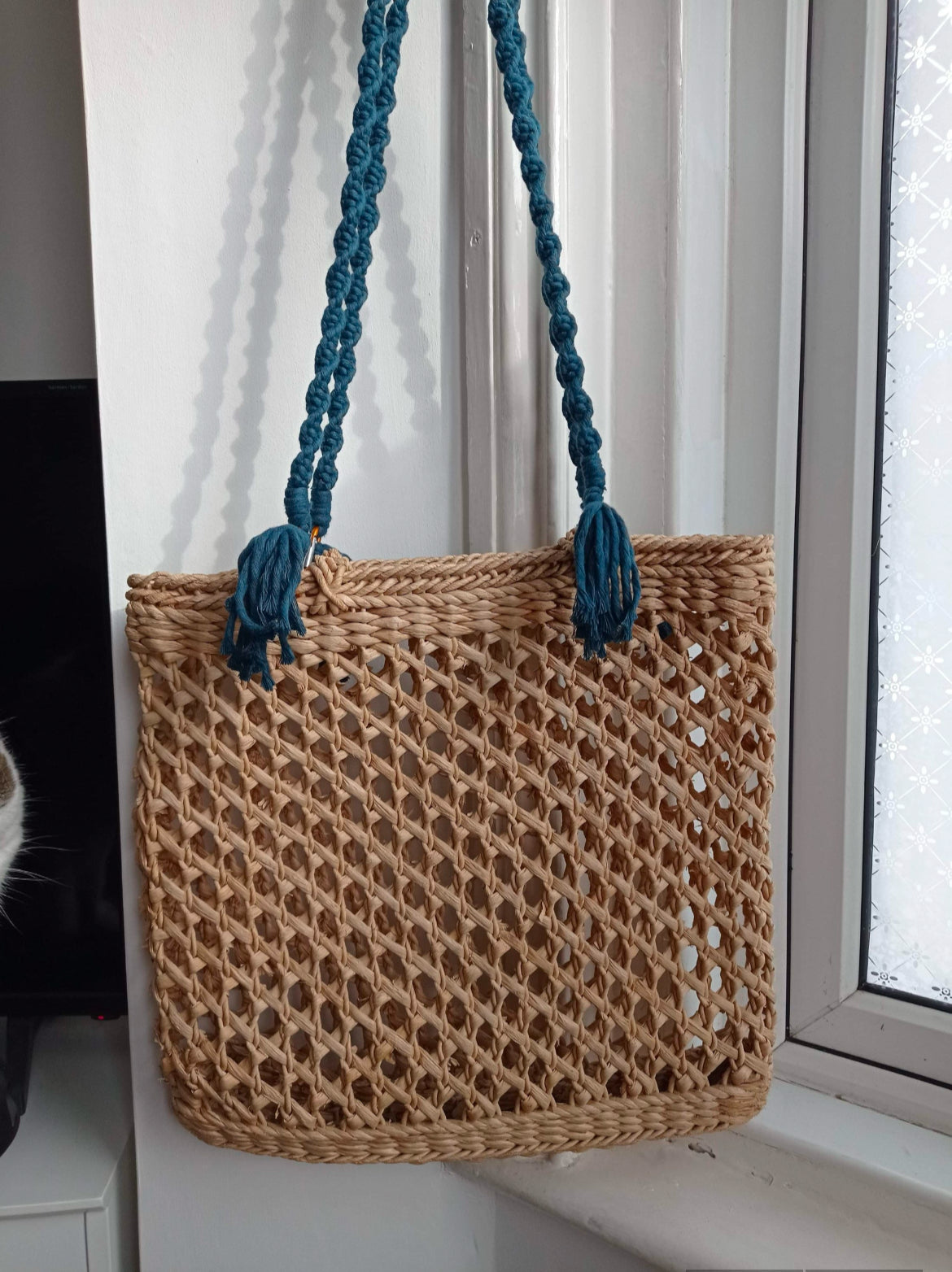 Recycled Cotton Macrame Handles – Ideal for Bags & Baskets