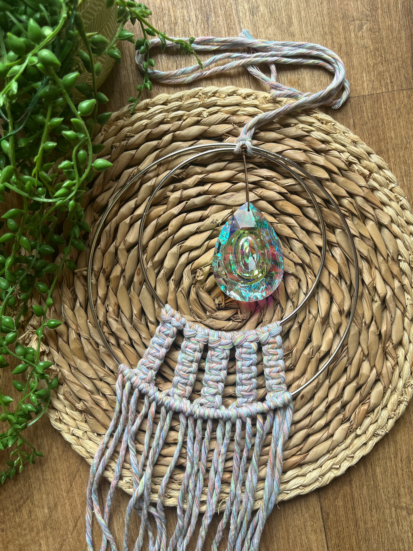 Boho Pastel Hanging Suncatcher