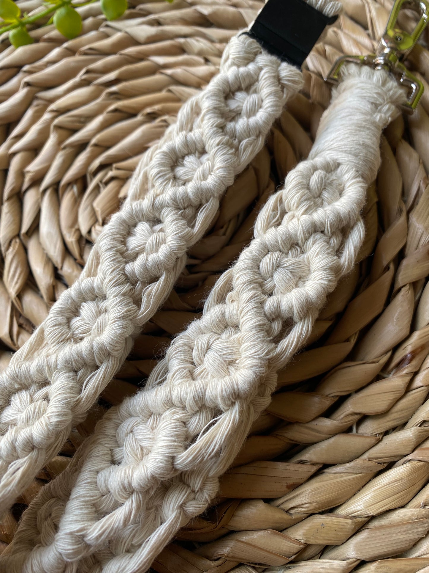 Macra-Made With Love chunky lanyard natural focus