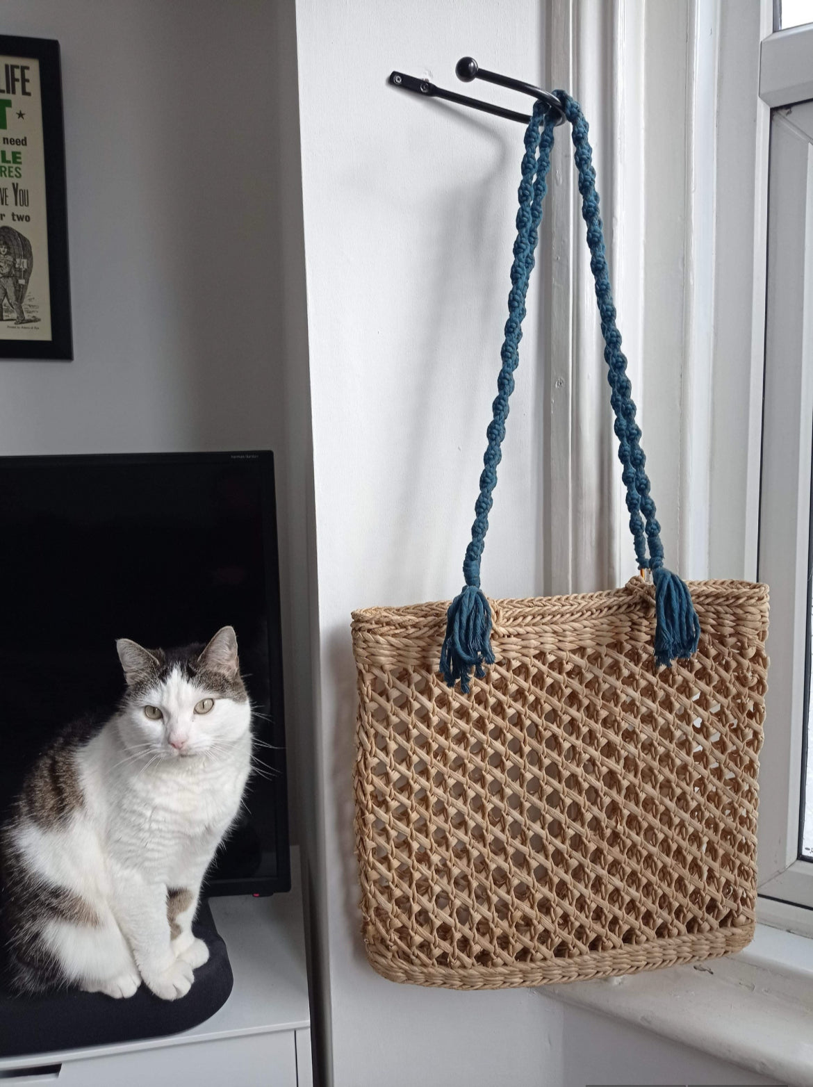 Recycled Cotton Macrame Handles – Ideal for Bags & Baskets