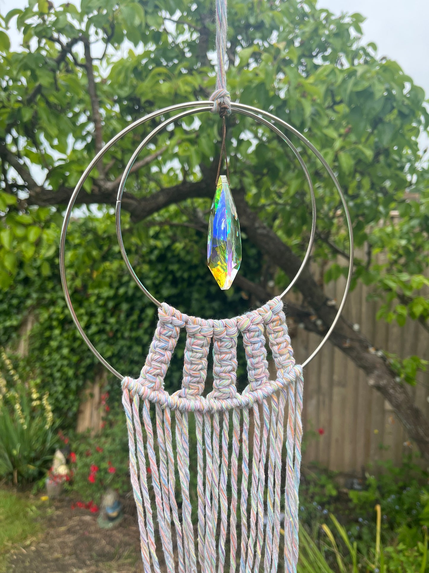 Boho Pastel Hanging Suncatcher