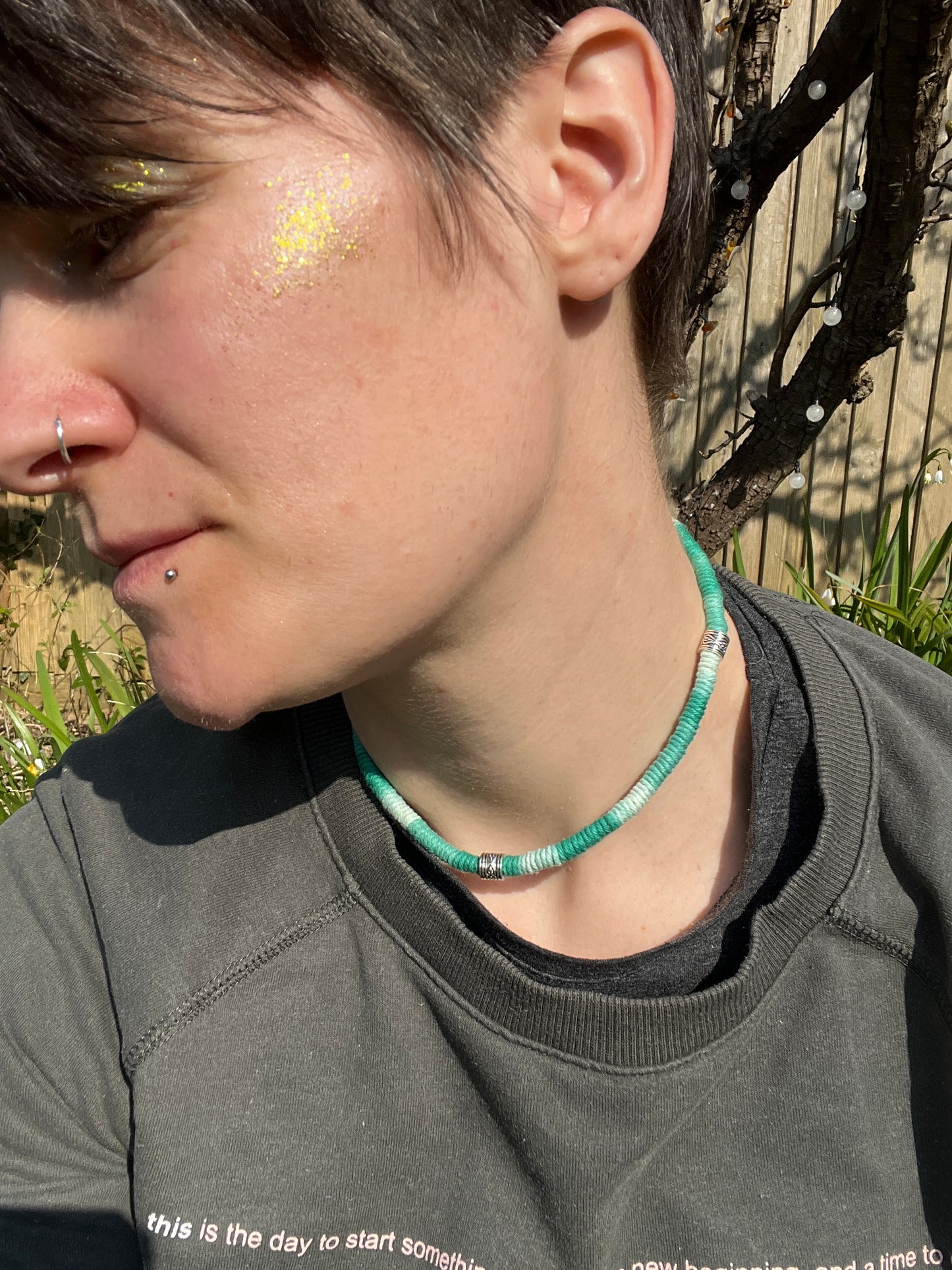 Surfer Style Beaded Necklace – Handmade with Celtic Beads & Magnetic Closure
