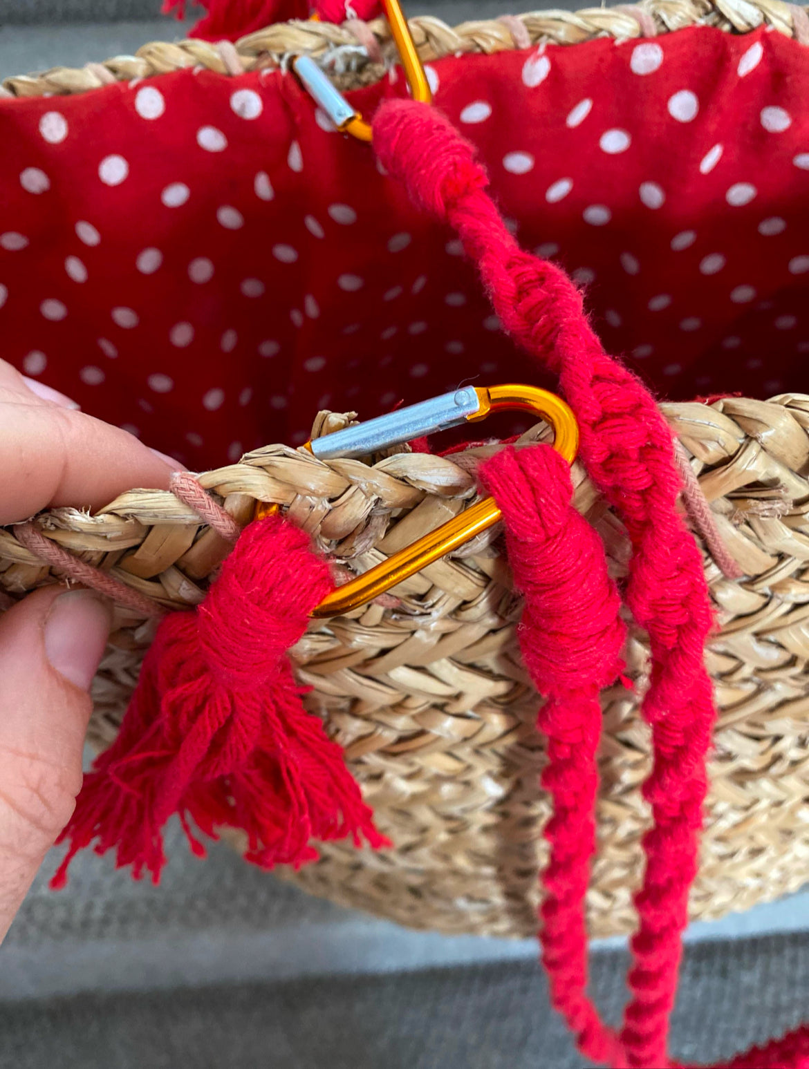 Recycled Cotton Macrame Handles – Ideal for Bags & Baskets