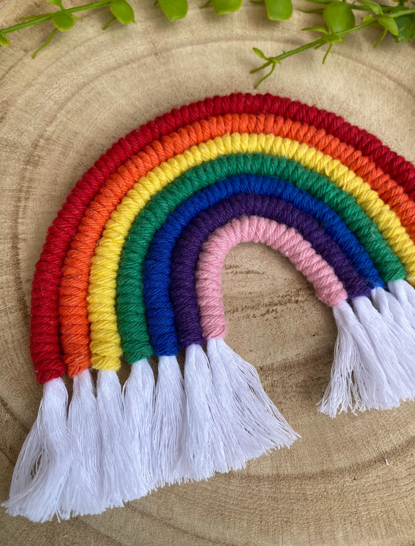 Macra-Made With Love Rainbow fridge magnet flat lay zoom