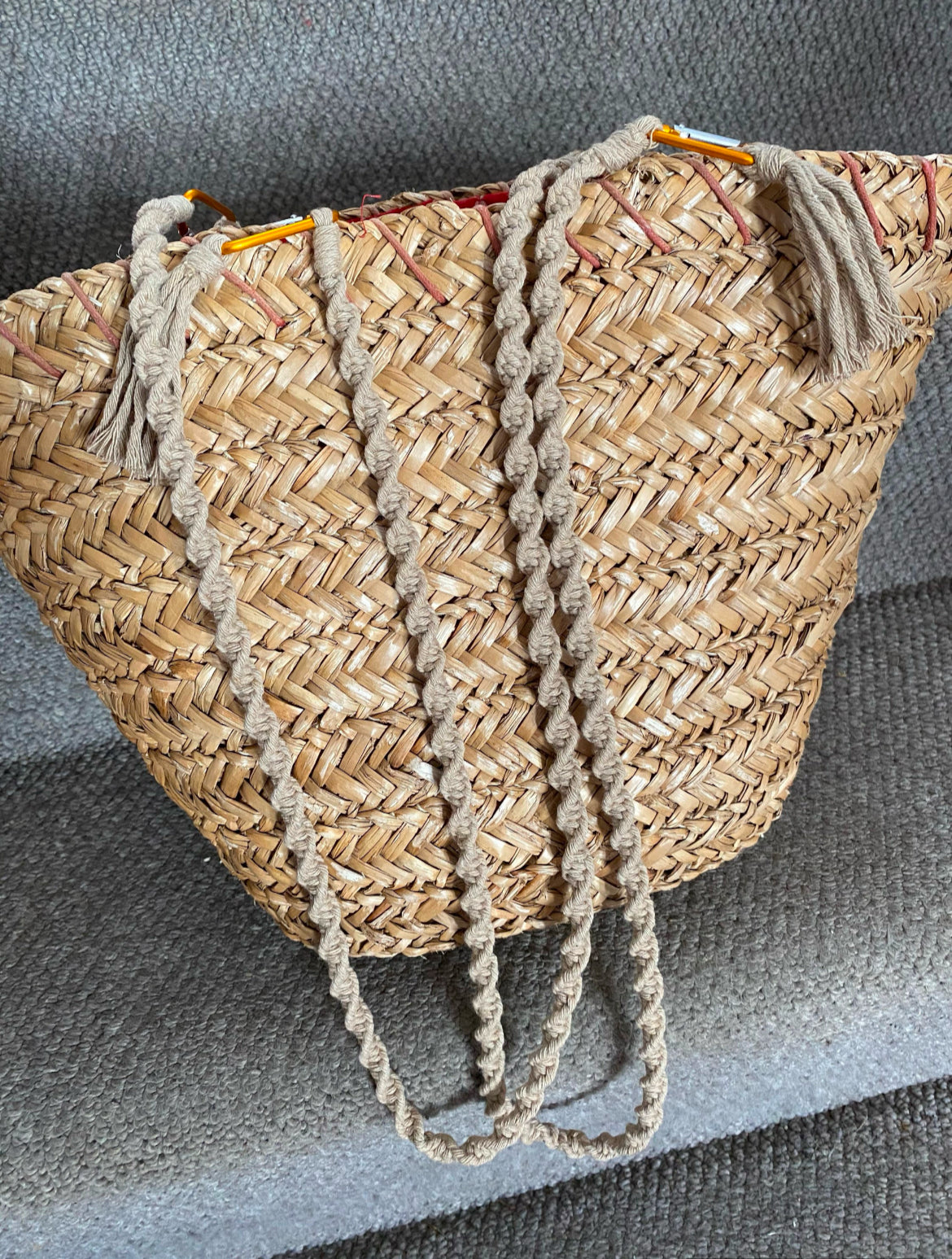 Recycled Cotton Macrame Handles – Ideal for Bags & Baskets