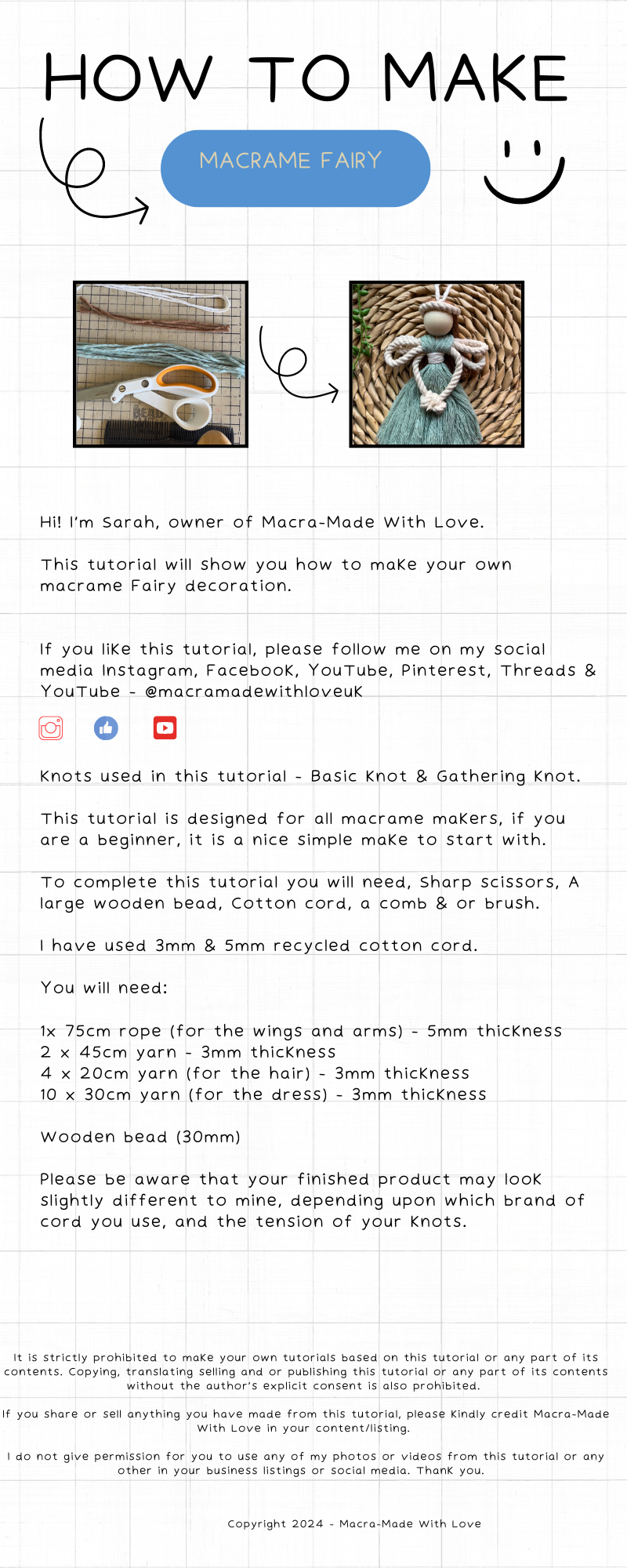 Macrame Fairy Tutorial - Step-by-Step Guide