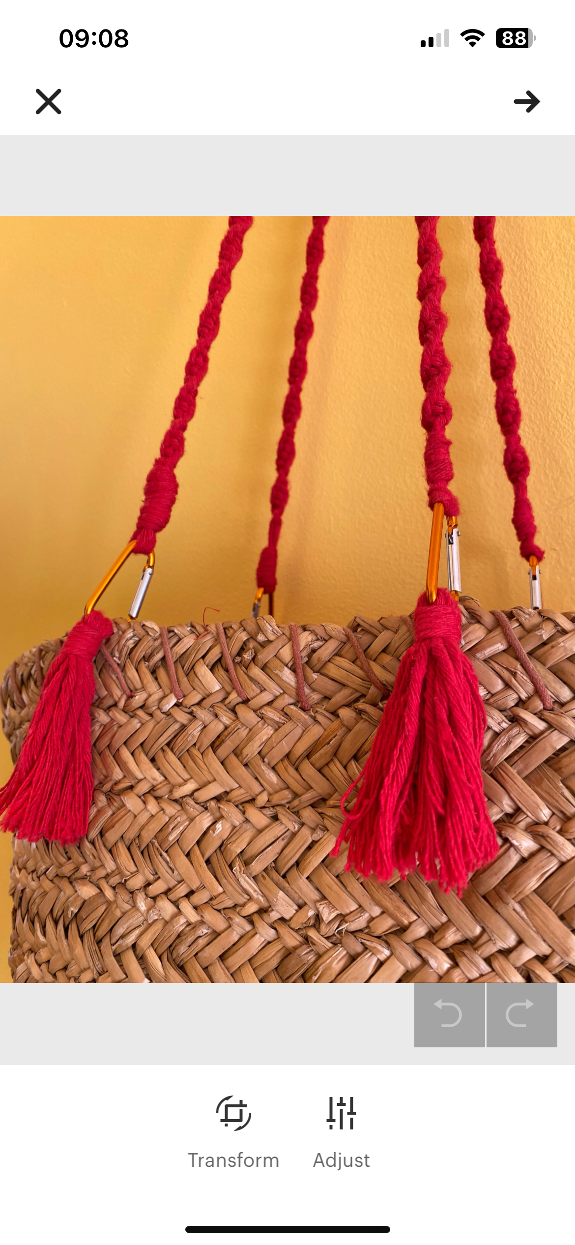 Recycled Cotton Macrame Handles – Ideal for Bags & Baskets