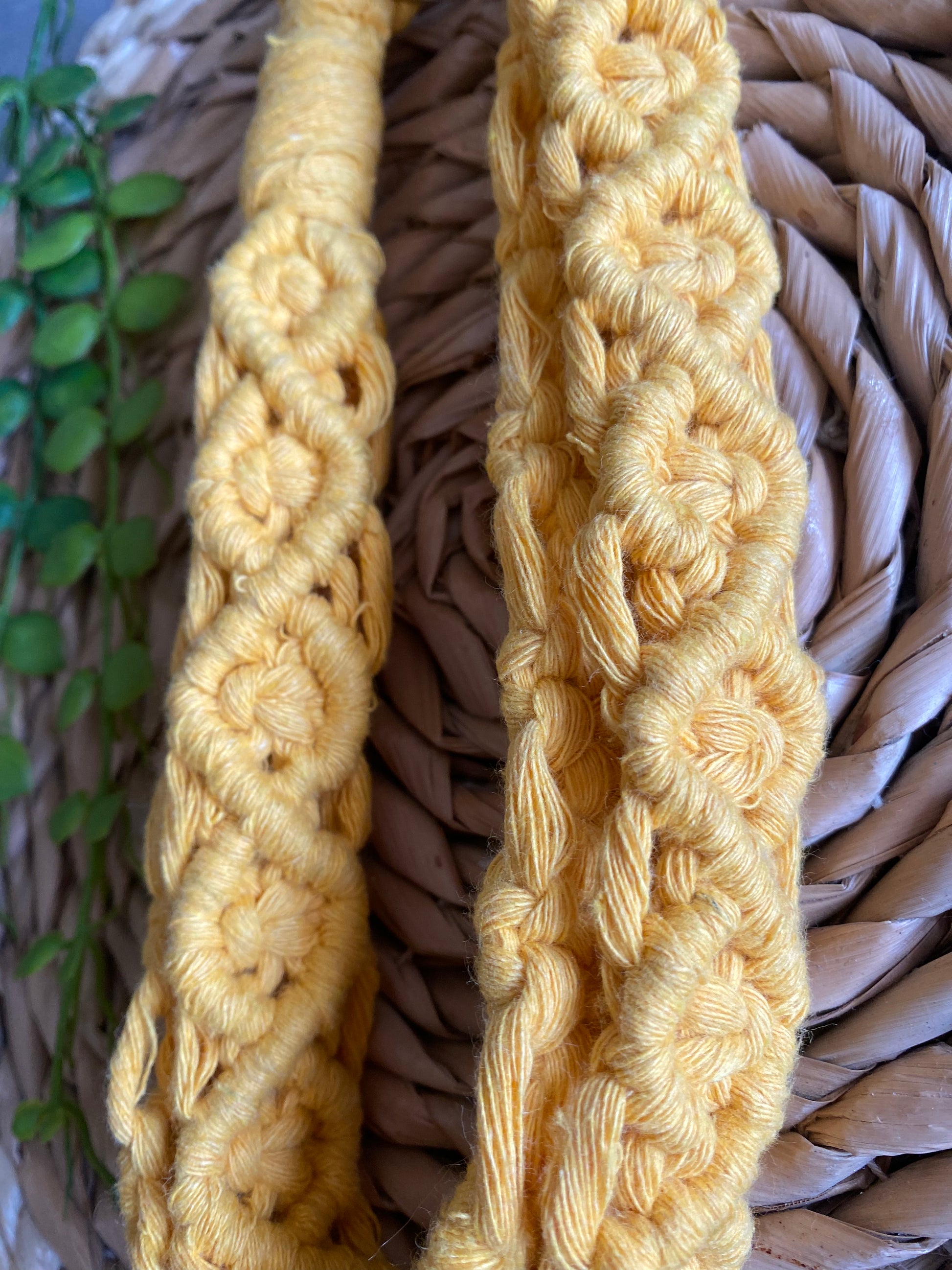 Macra-Made With Love chunky lanyard yellow details