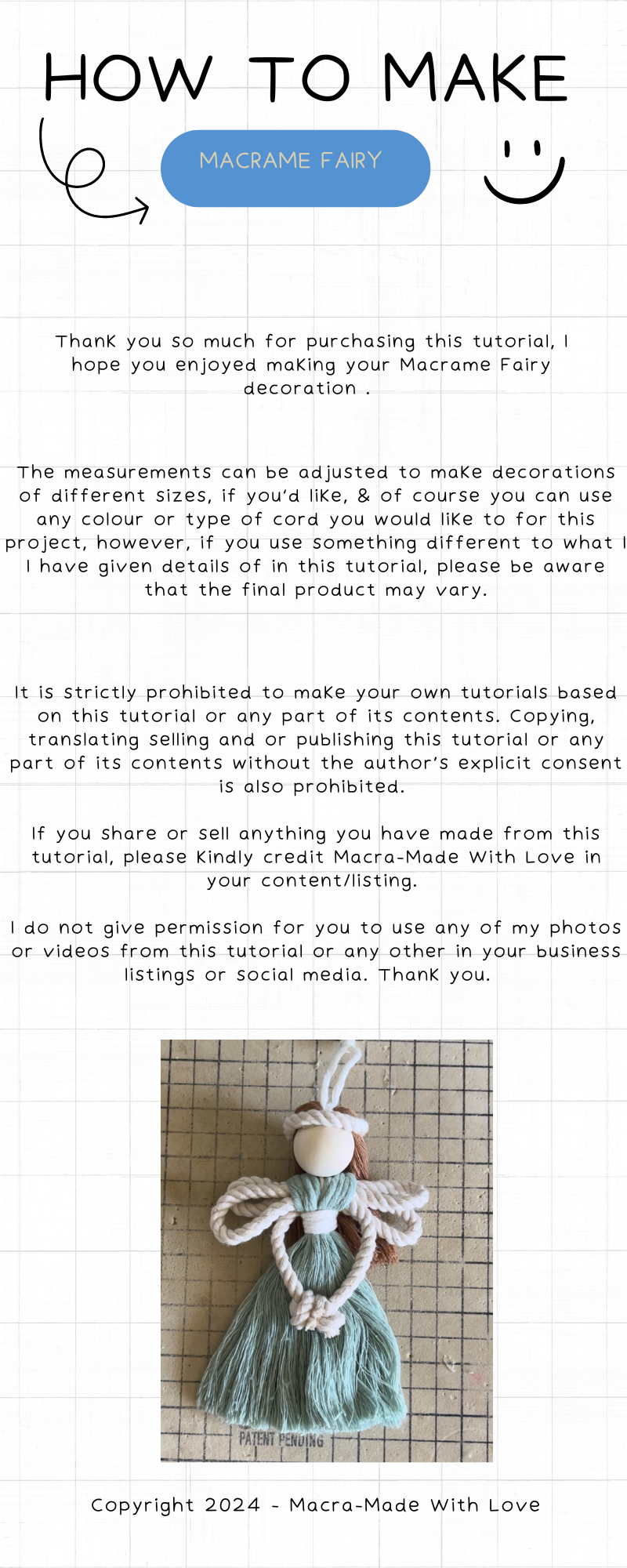 Macrame Fairy Tutorial - Step-by-Step Guide