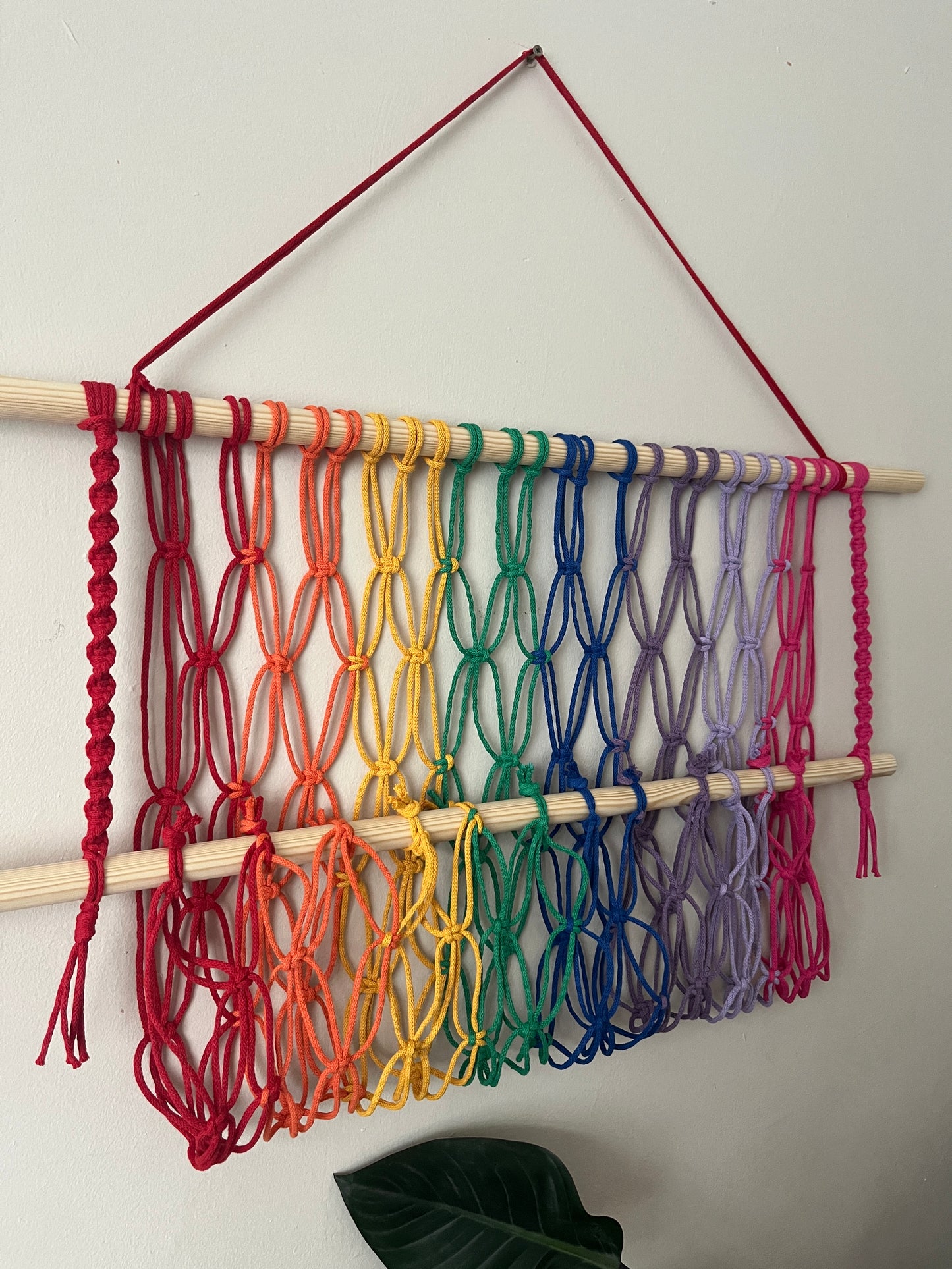 Macramé Nursery Toy Hammock