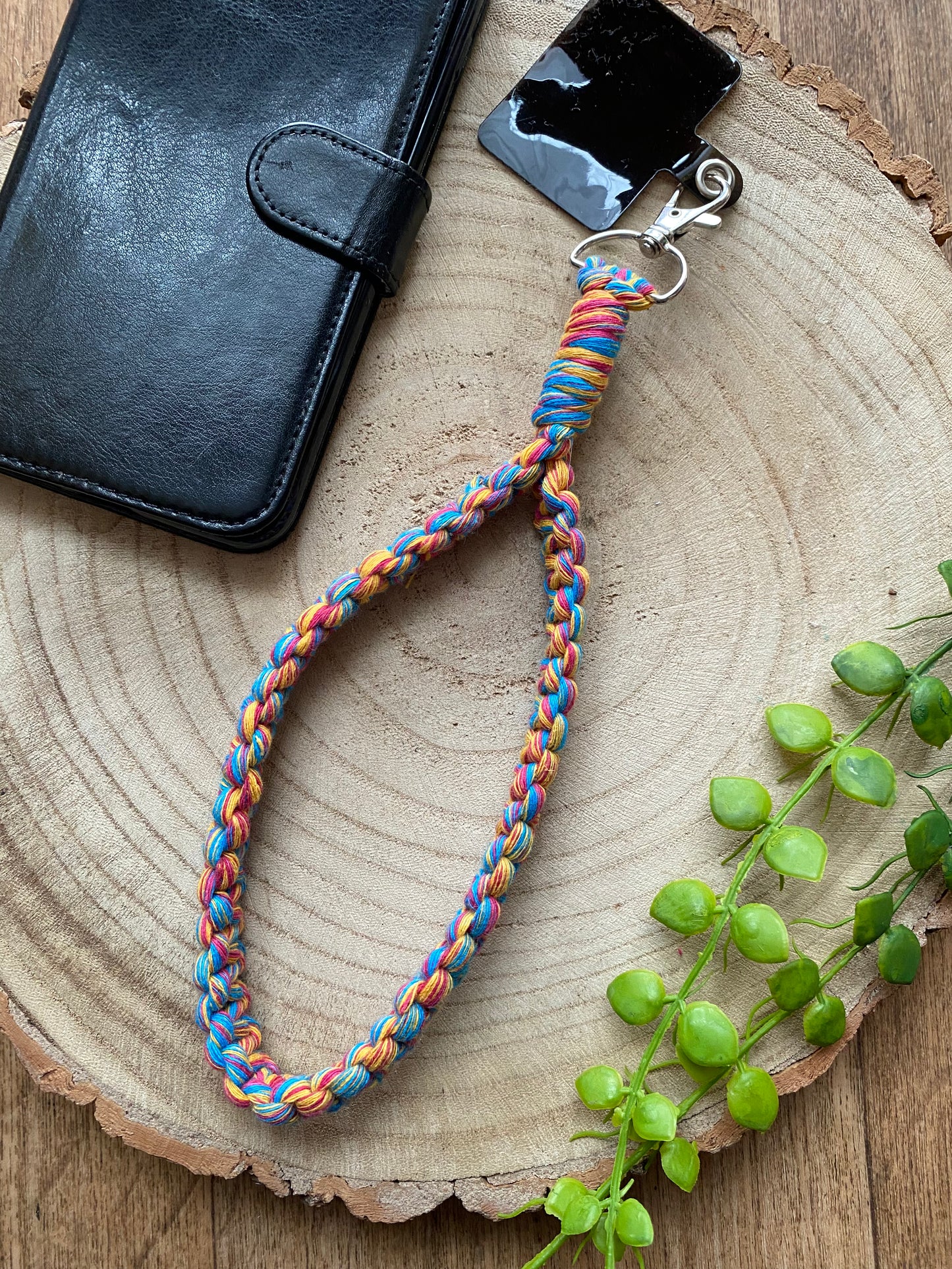 Macra-Made With Love phone wrist strap folk