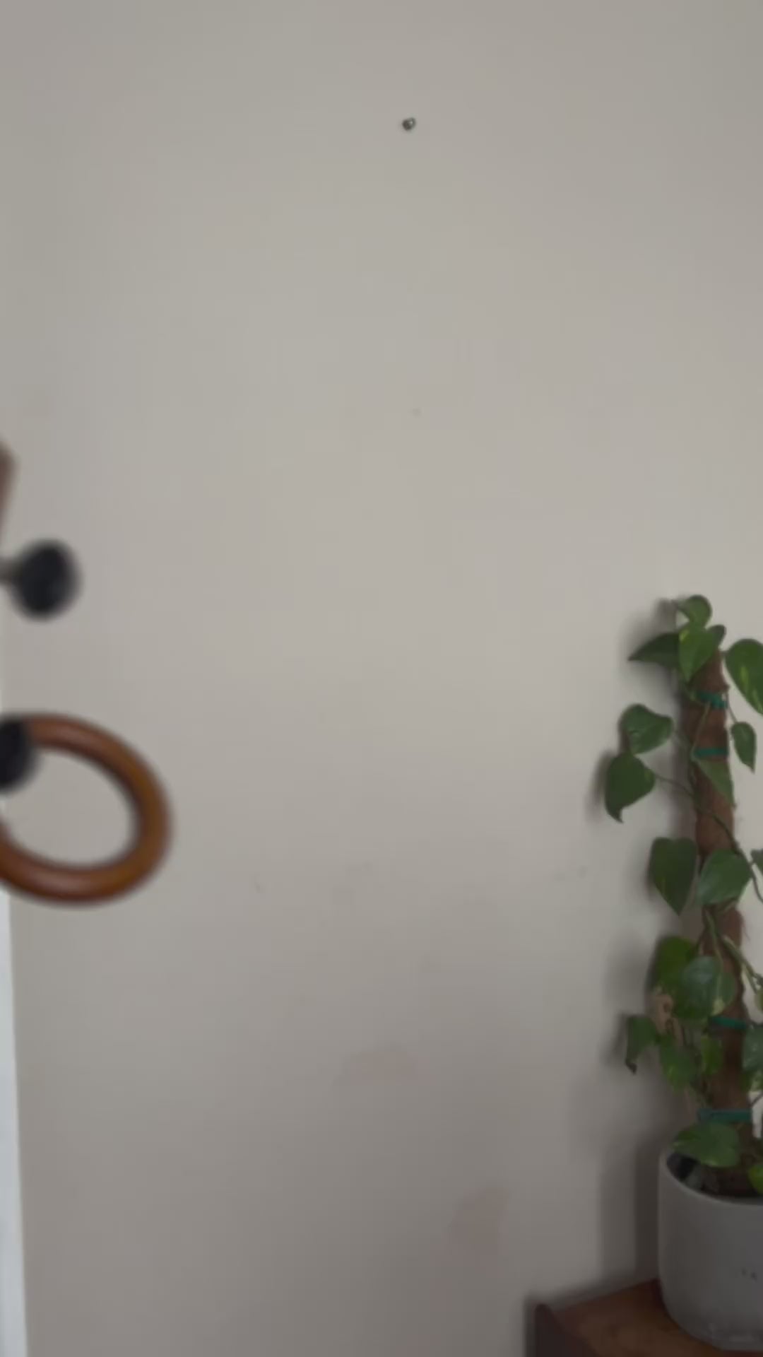 A video demonstrating how to hang your ukulele using a macrame loop ukulele hanger.