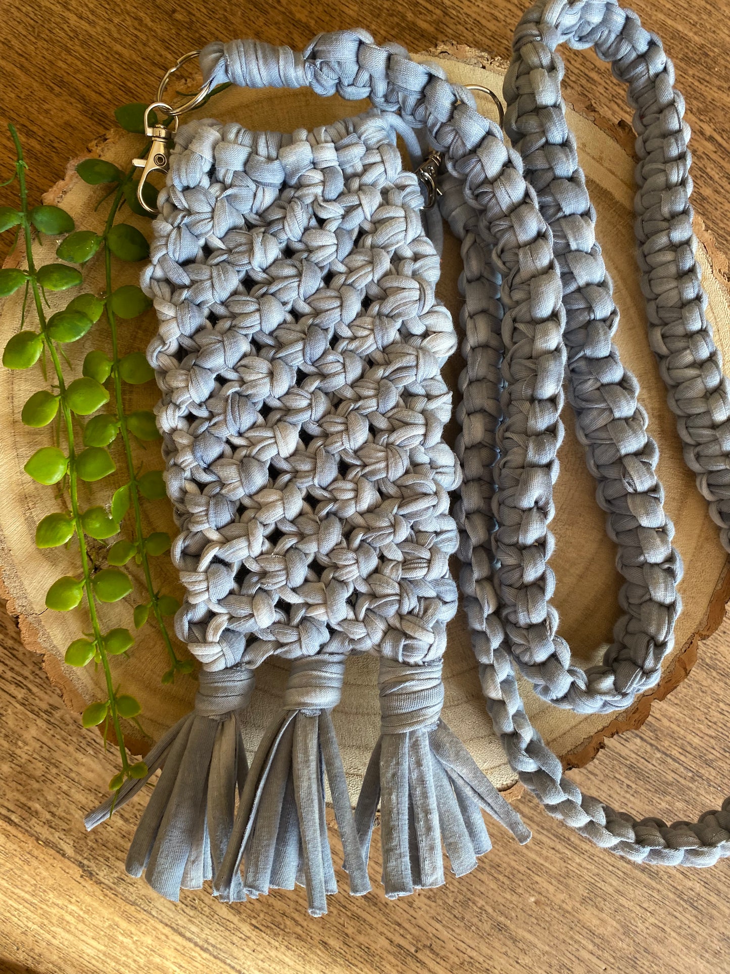 Macra-Made With Love phone bag grey flat