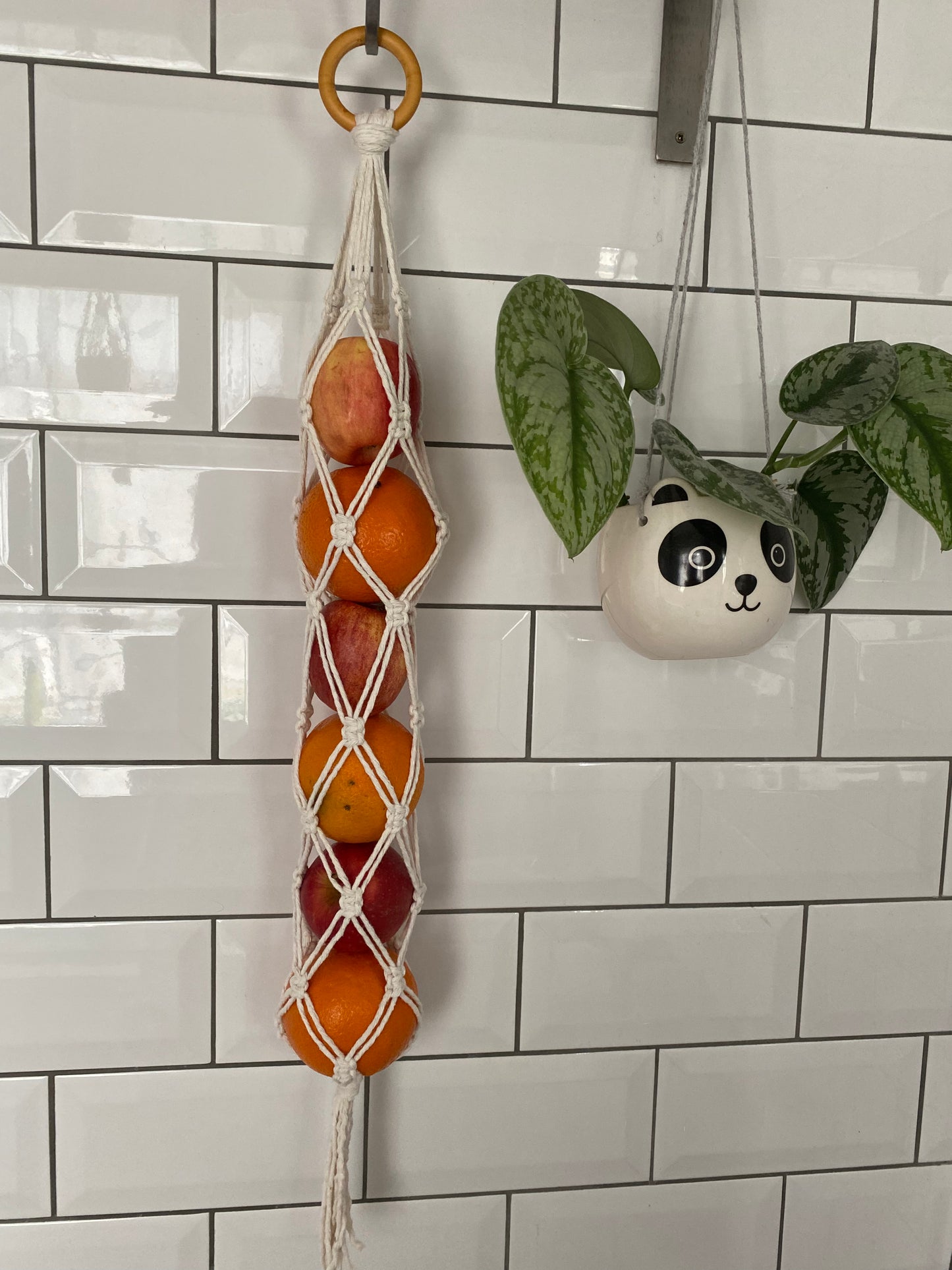 fruit veg keeper kitchen decor natural apples