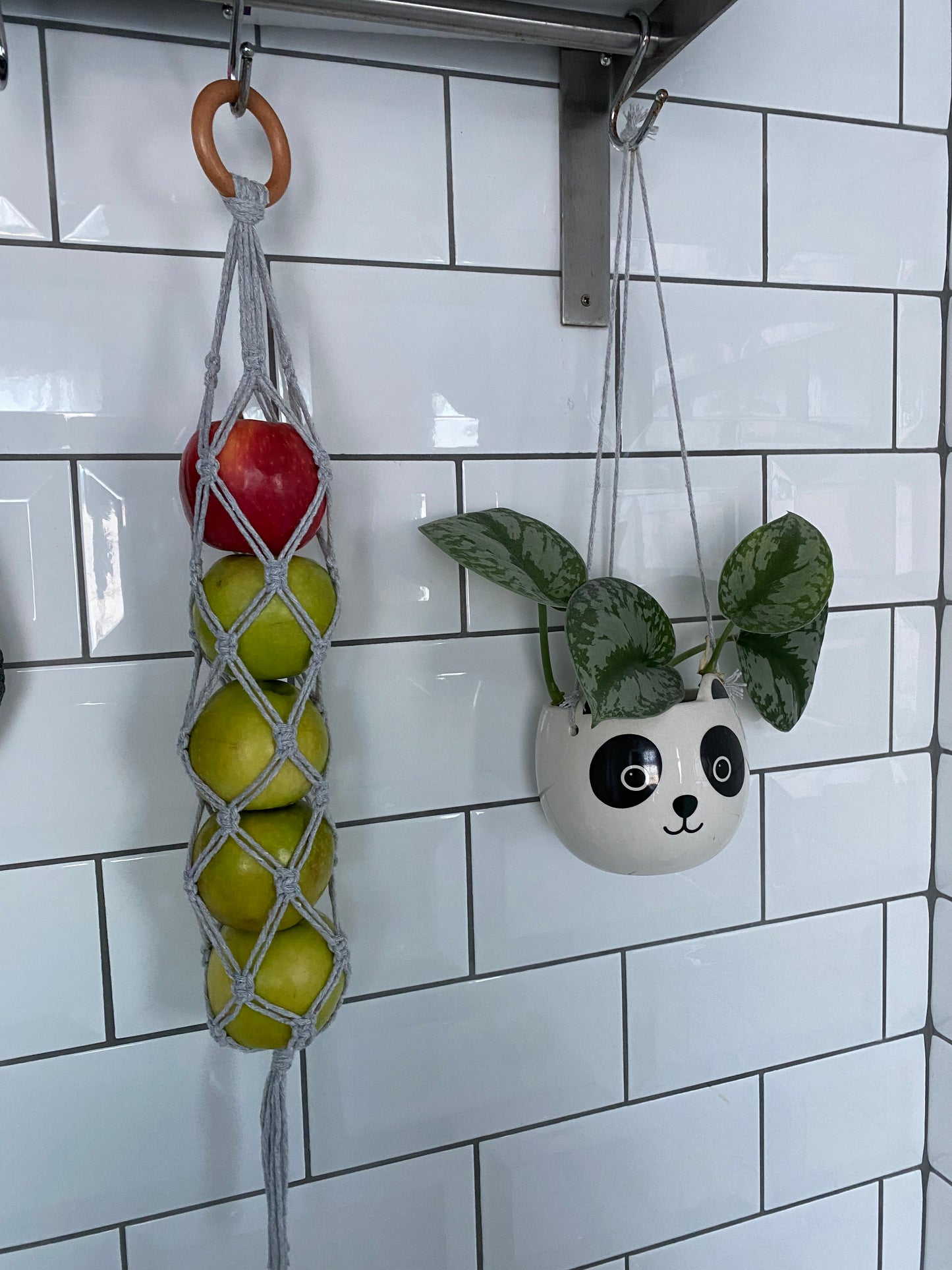 fruit veg keeper kitchen decor grey