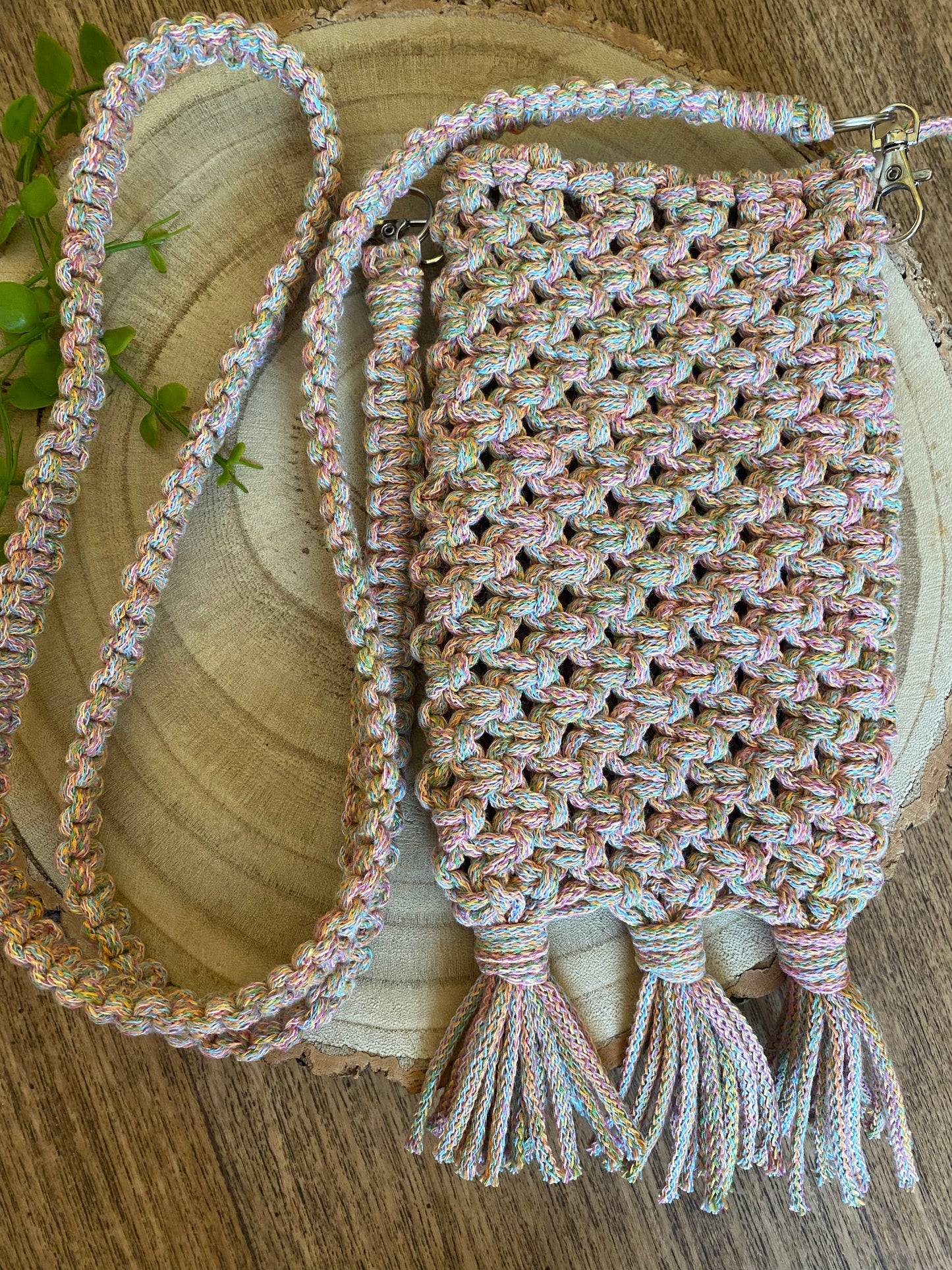 Macra-Made With Love phone bag rainbow flat