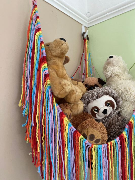 Macramé Hammocks for Soft Toys: A Stylish & Practical Storage Solution