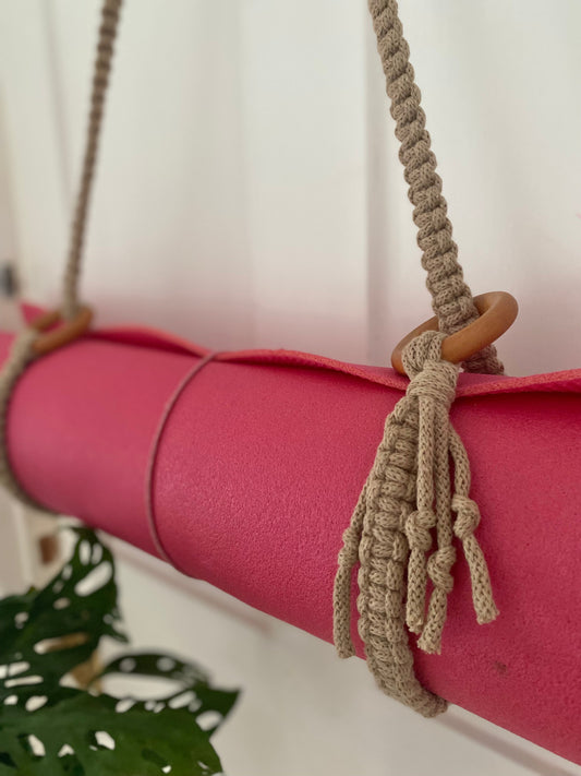 A Beautifully Handmade Yoga Mat Strap – Carry Your Mat in Style