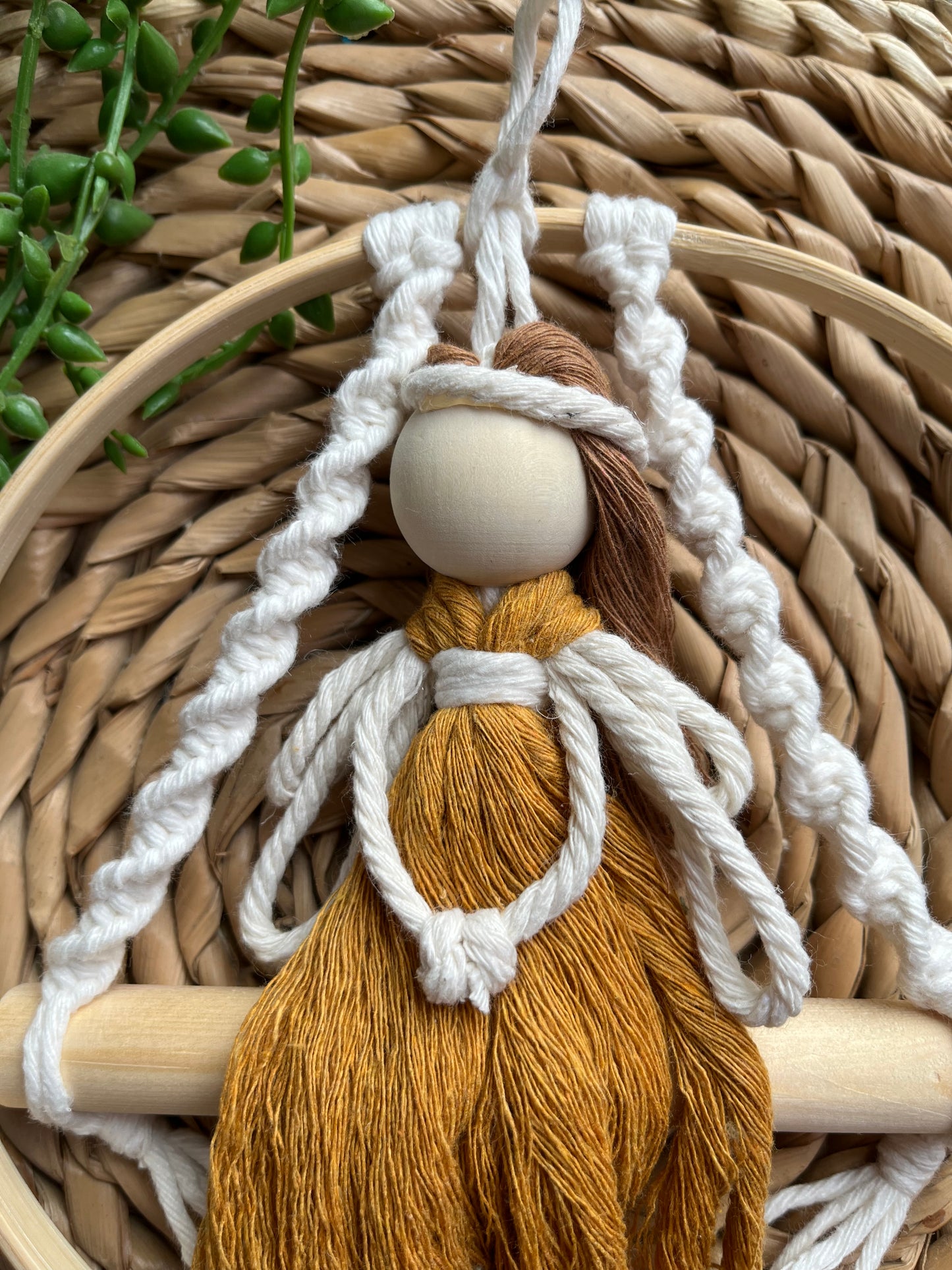 Fairy Sitting on Swing Wall Hanging