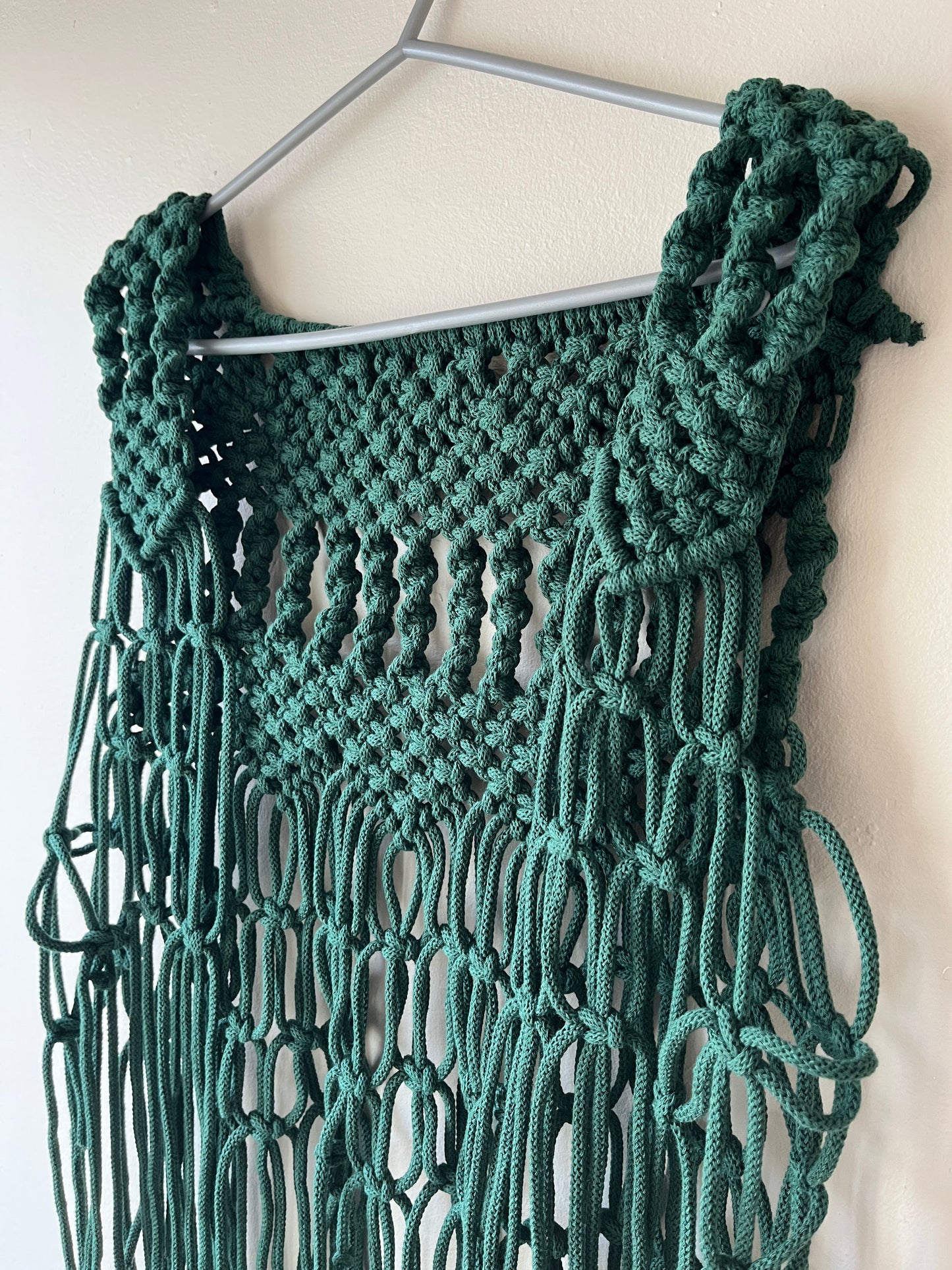 Boho Macramé Fringe Waistcoat Vest