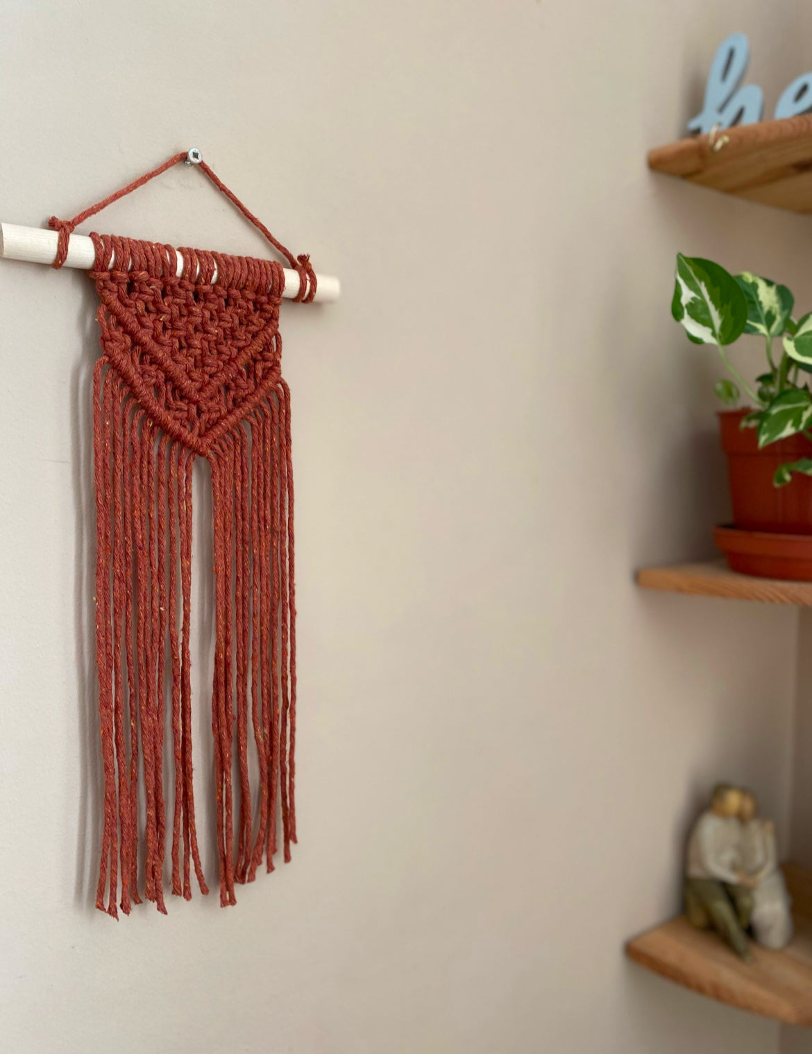 Small Boho Macrame Wall Hanging