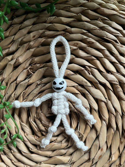 Mini Macrame Yarn Skeleton