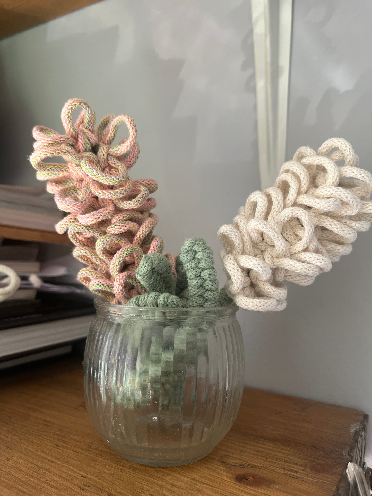 Macramé Lavender Flower Stem Decoration