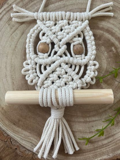 Macramé Owl Wall Hanging