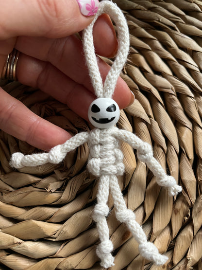 Mini Macrame Yarn Skeleton