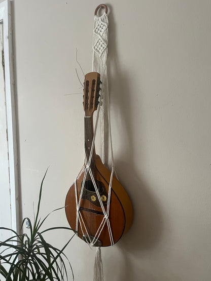 Macramé Mandolin Hanger