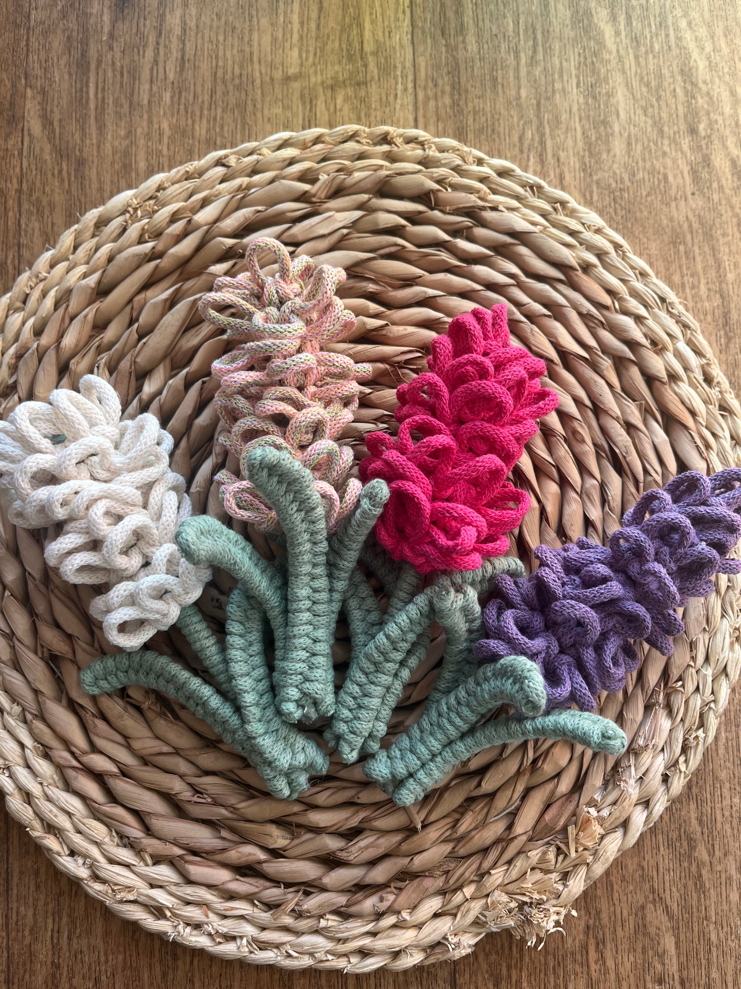 Macramé Lavender Flower Stem Decoration