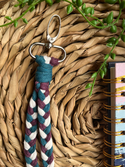 Braided Macrame Wristlet