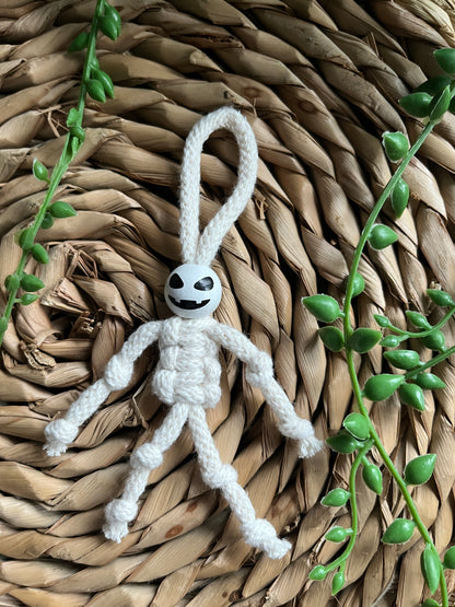 Mini Macrame Yarn Skeleton