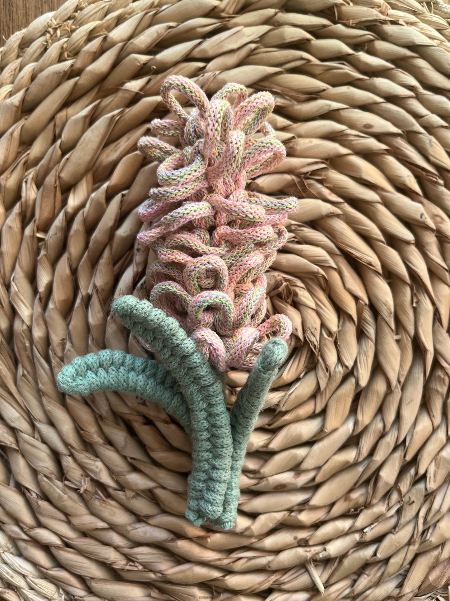 Macramé Lavender Flower Stem Decoration