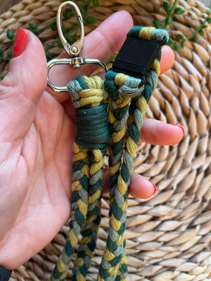 Braided Lanyard Key Holder