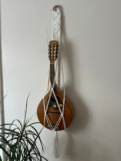 Macramé Mandolin Hanger