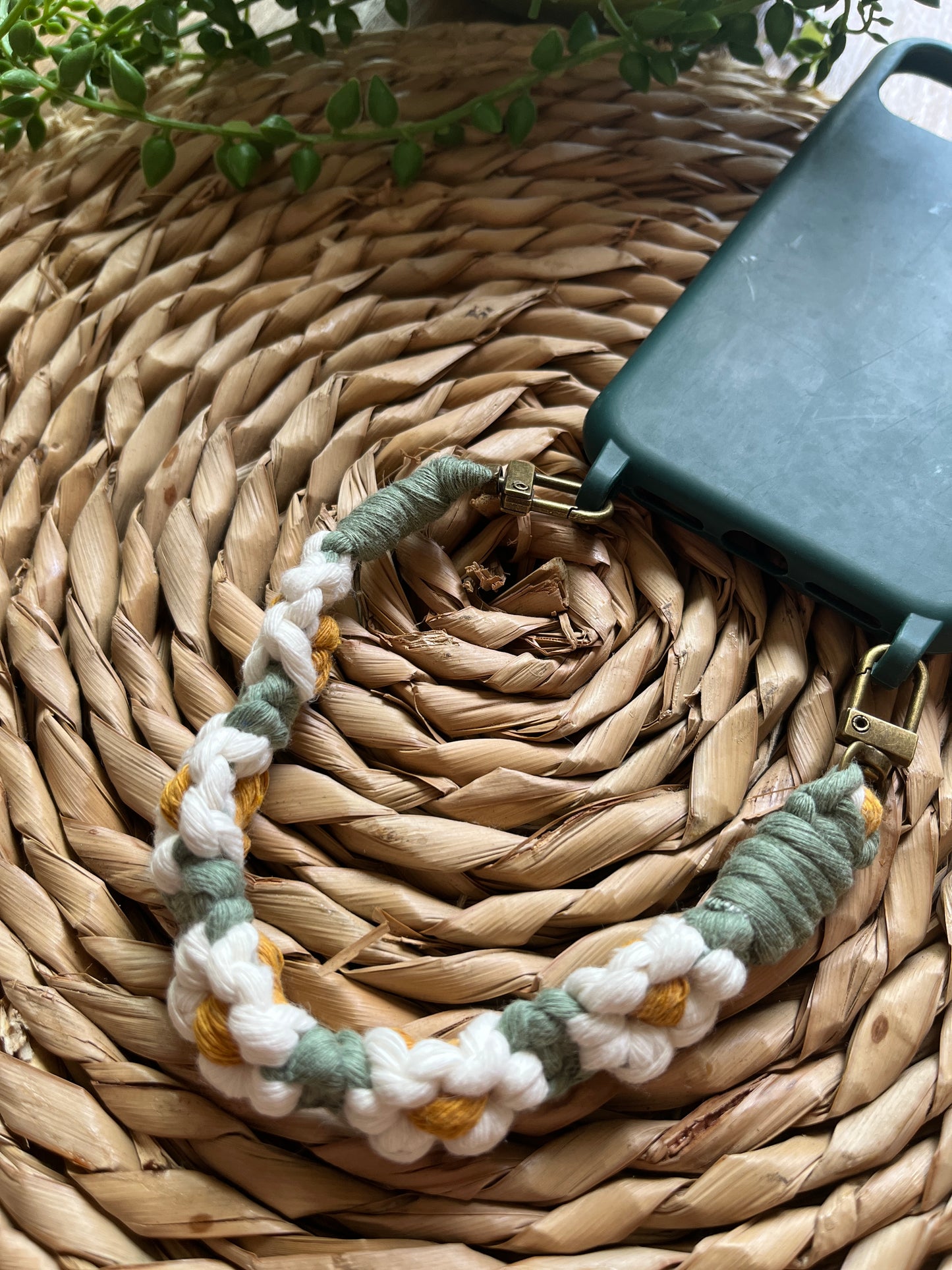 Macramé Double Clip Phone Strap