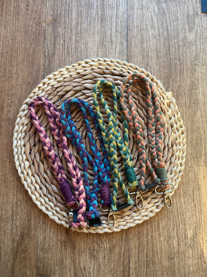 Braided Lanyard Key Holder