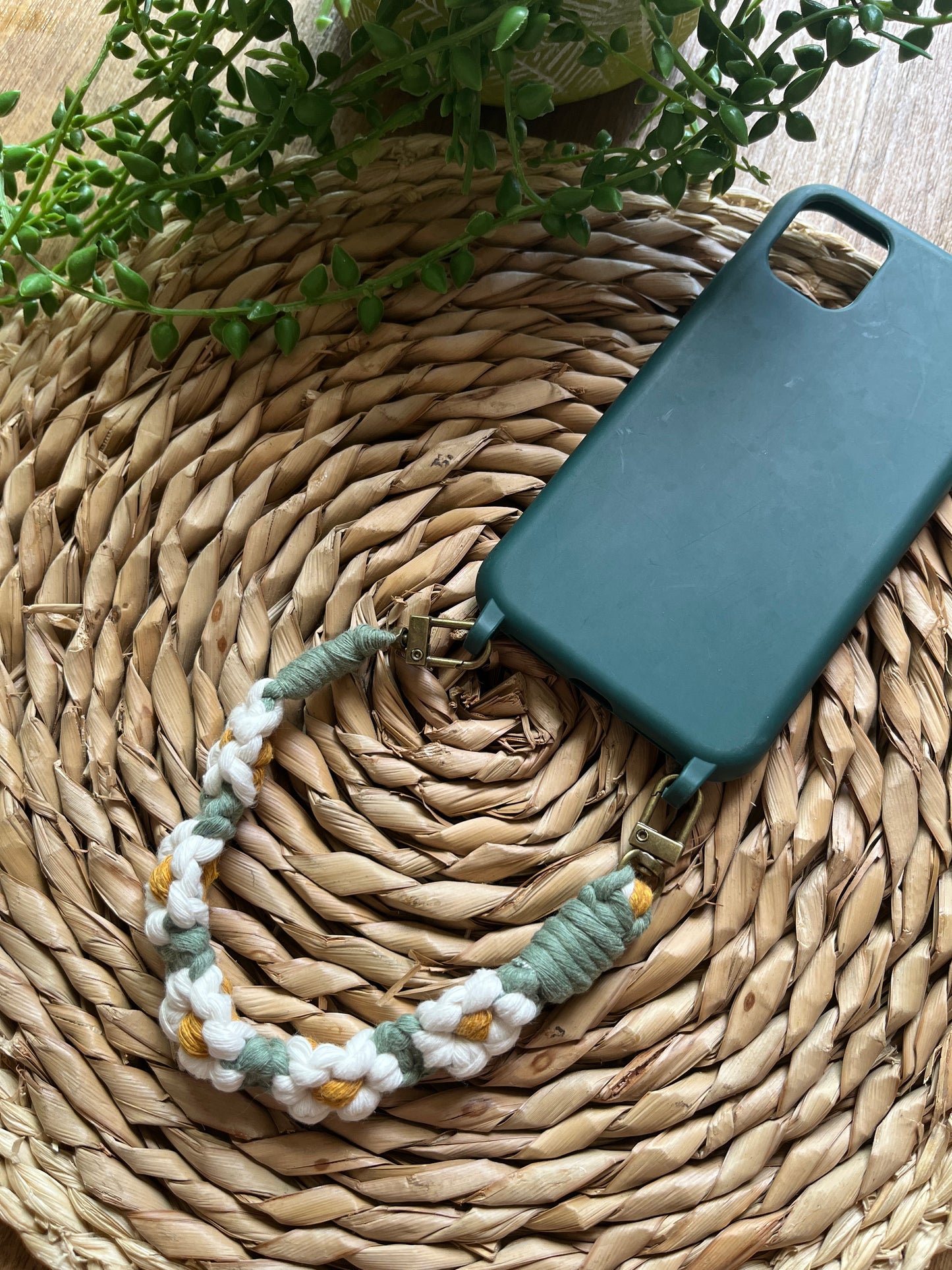Macramé Double Clip Phone Strap