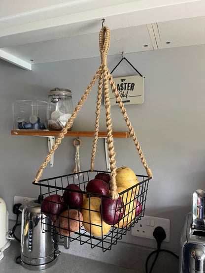 Hanging Kitchen Basket – Fruit & Veg Storage