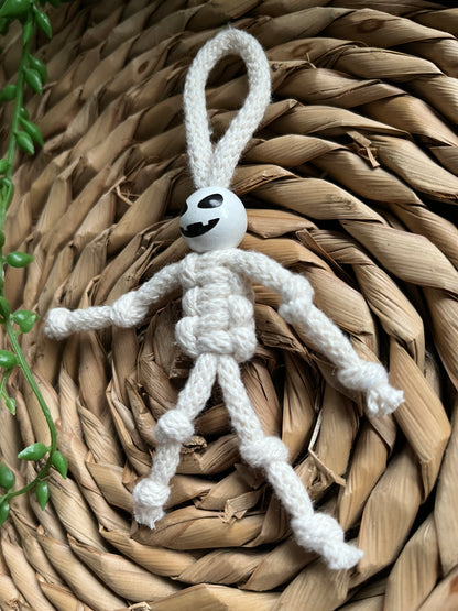 Mini Macrame Yarn Skeleton