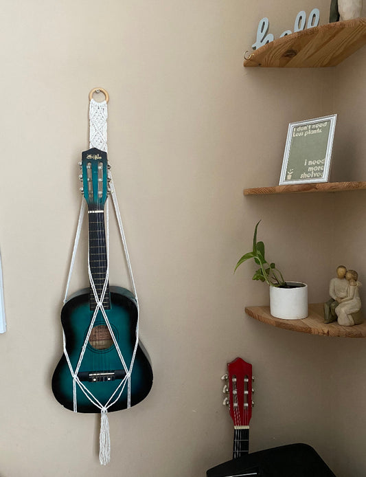 Child’s size 1/4 guitar wall mounted display hanger