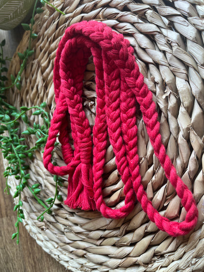Braided Rope Belt - choice of sizes
