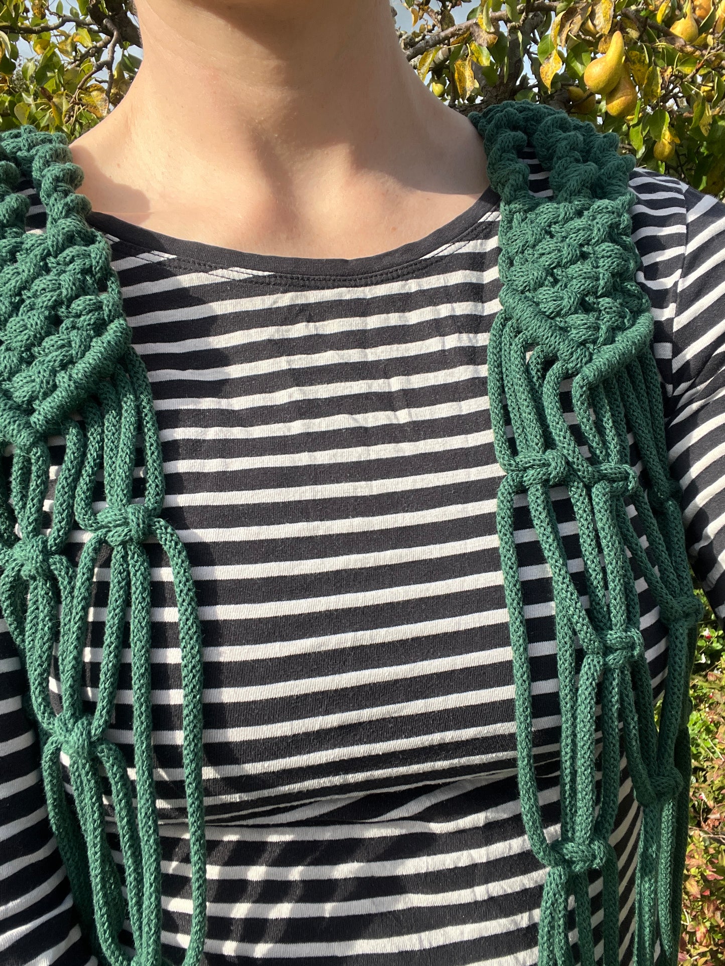 Boho Macramé Fringe Waistcoat Vest