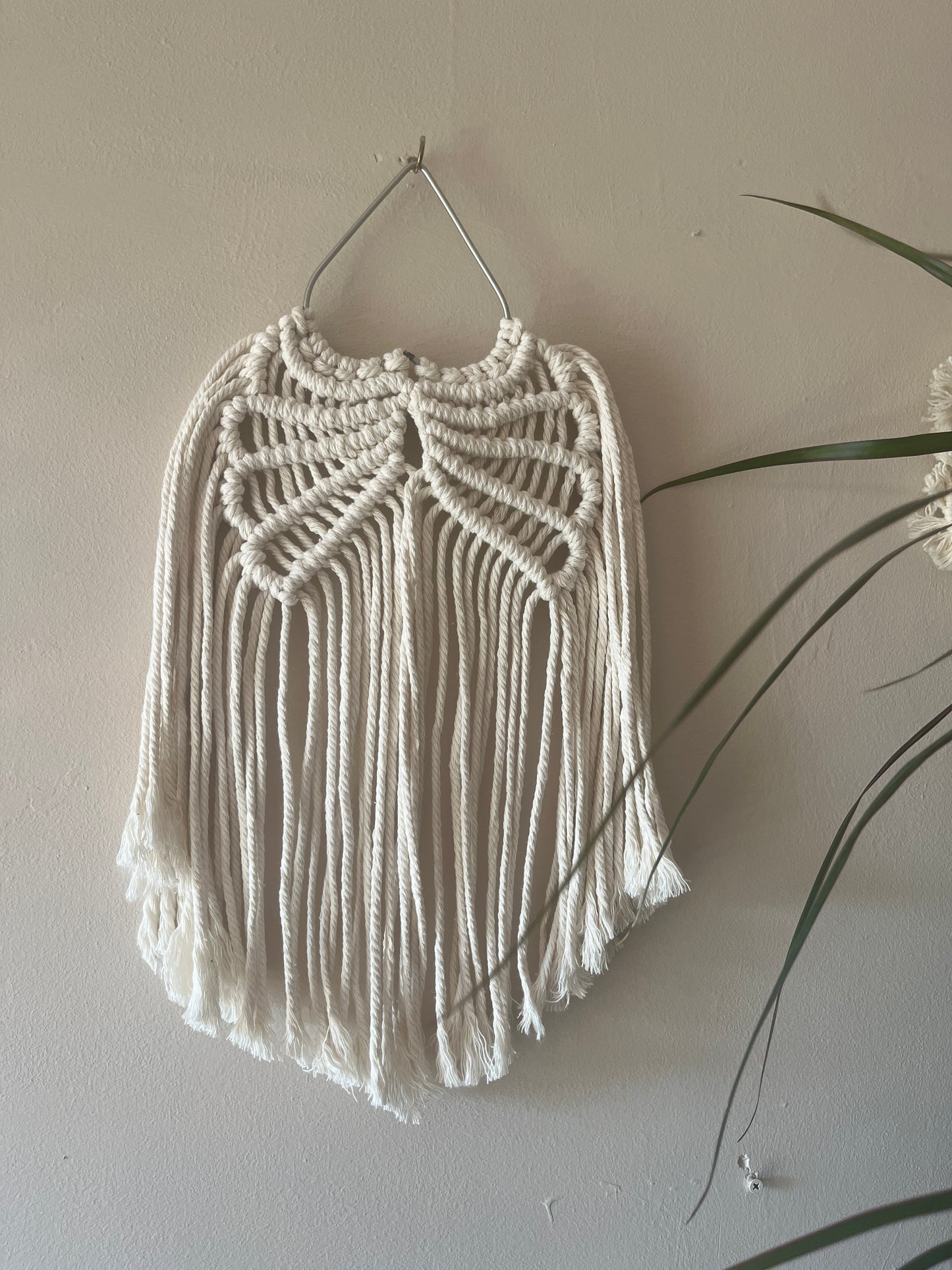 Macramé Angel Wings Wall Hanging