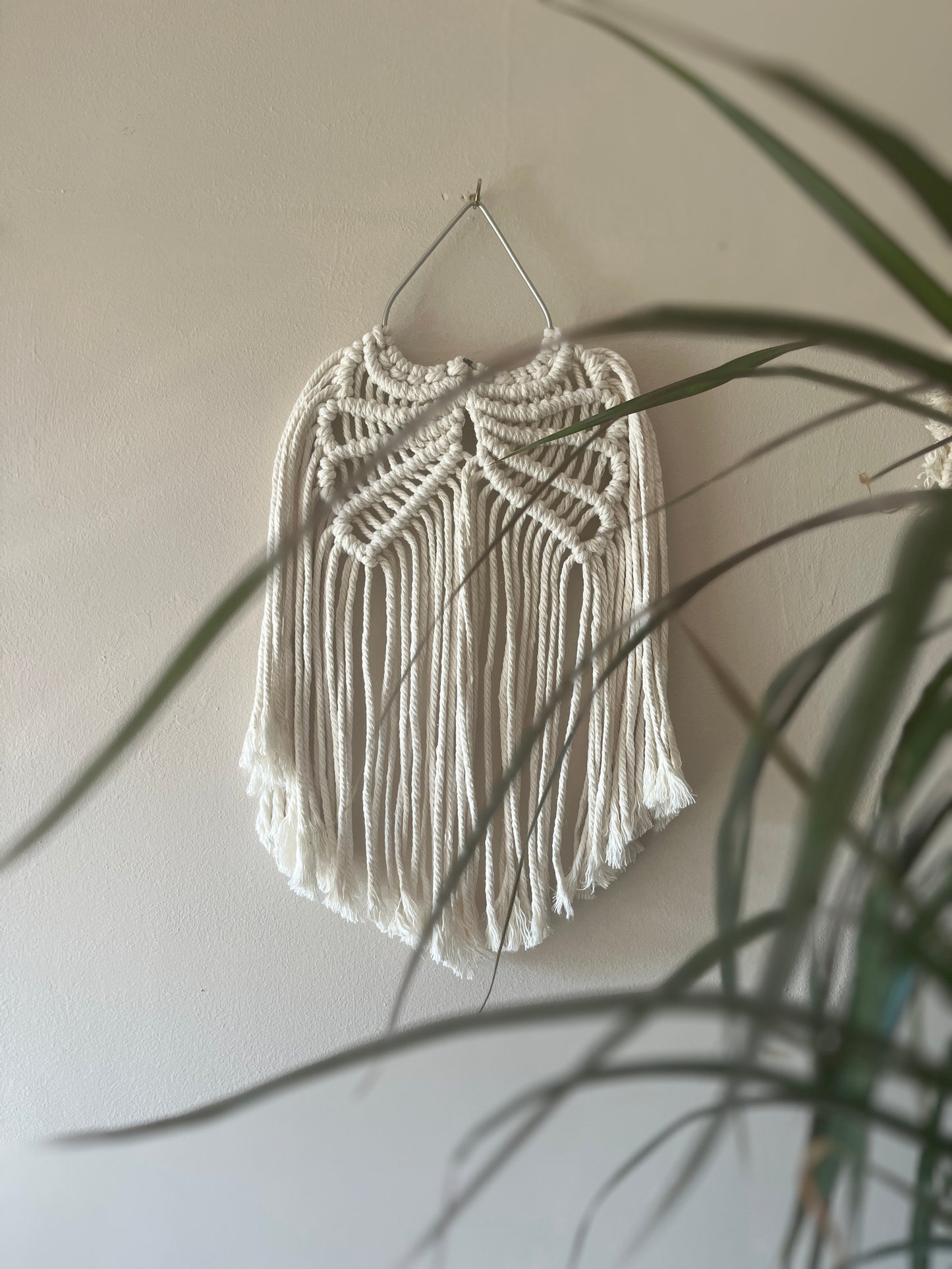 Macramé Angel Wings Wall Hanging