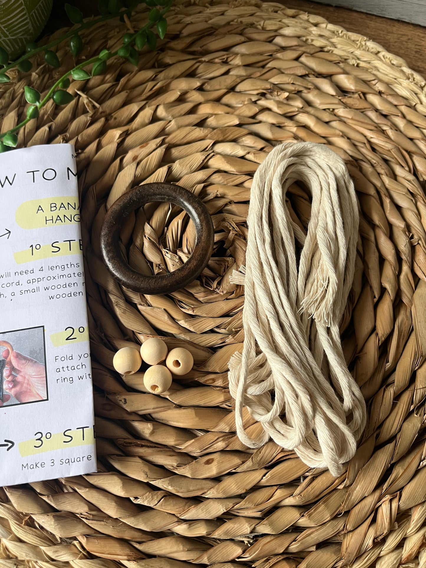 DIY Macrame Banana Hanger Craft Kit