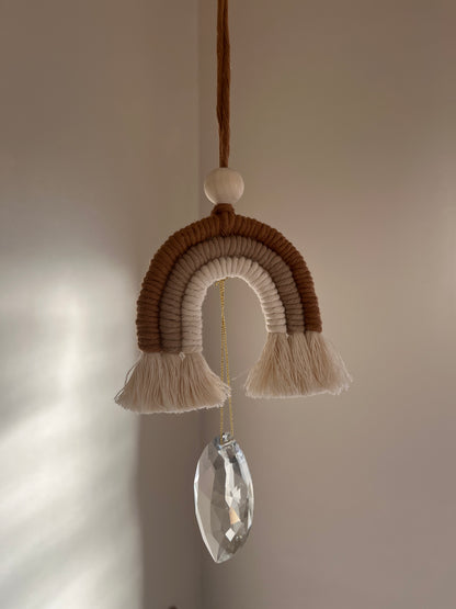 Neutral Rainbow Crystal Suncatcher