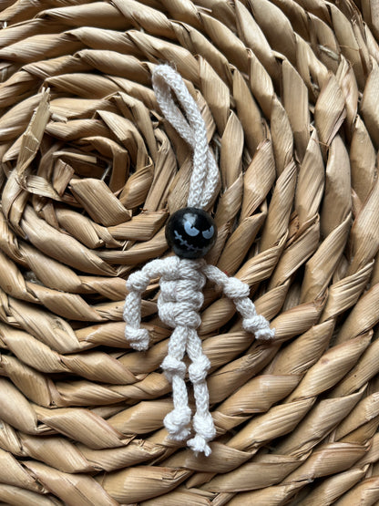 Mini Macramé Yarn Skeleton - Choice of Colours