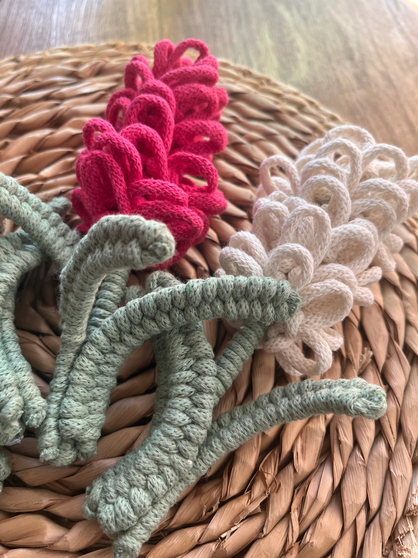 Macramé Lavender Flower Stem Decoration